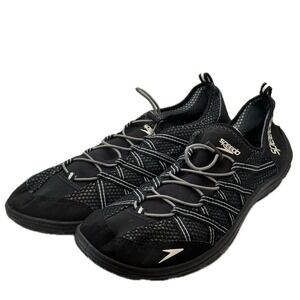 Speedo Surf Walker Pro Water Shoes Black White‎ Active Athletic Comfort